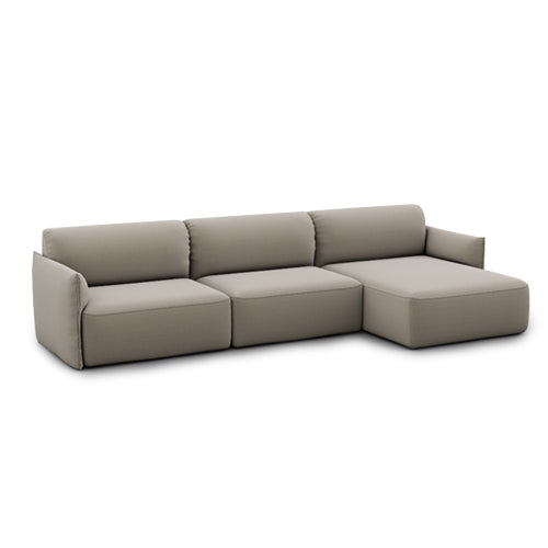 axis low lateral 2 plazas y chaise longue derecho