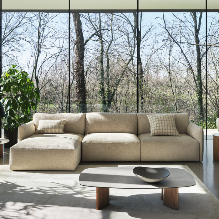 axis low sofá dos plazas con chaise lounge izquierdo