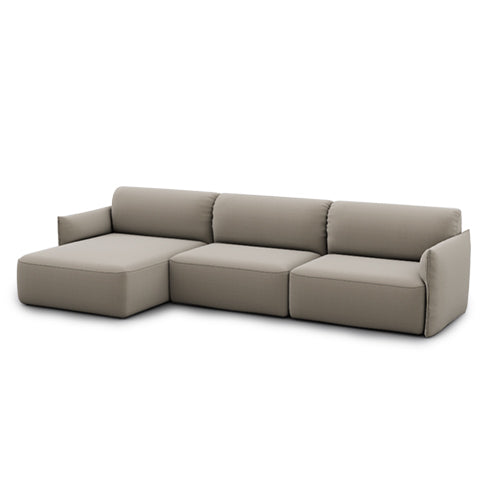 axis low sofá dos plazas con chaise lounge izquierdo