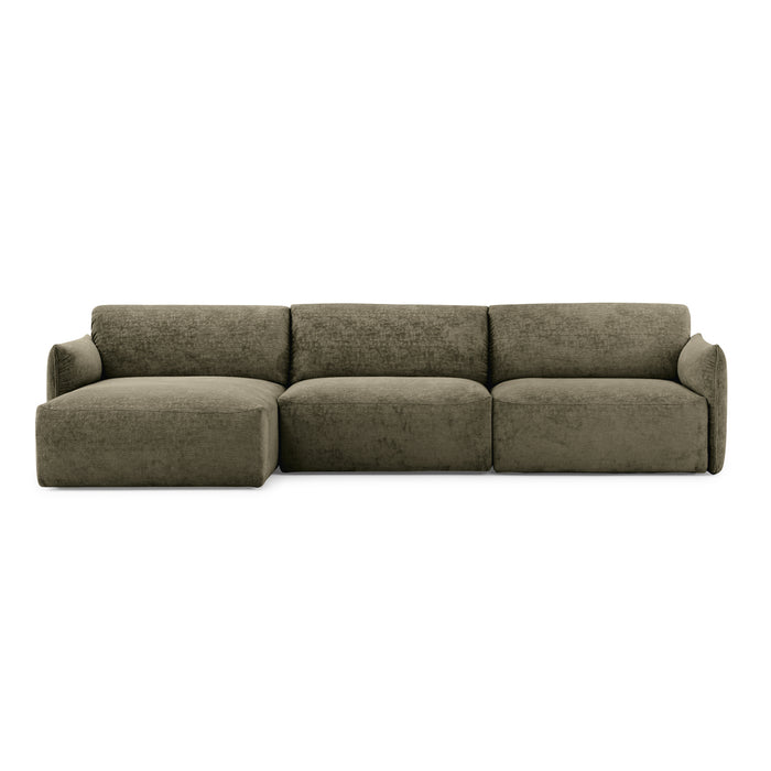 axis low sofá dos plazas con chaise lounge izquierdo