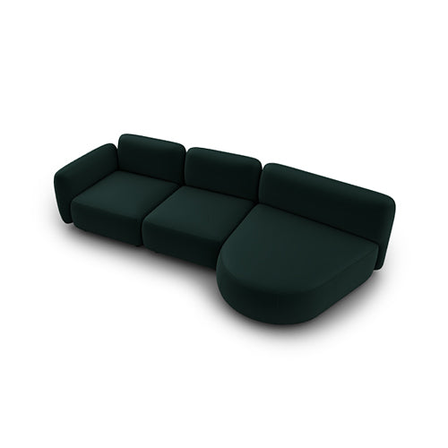 ginza lateral 2 plazas con chaise longue ovalado derecho