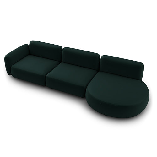 ginza lateral 2 plazas grande con chaise longue redondo derecho