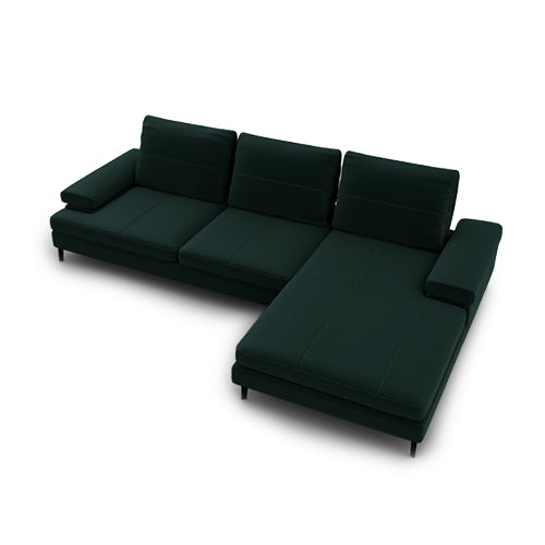 landa lateral 3 plazas, chaise longue derecho