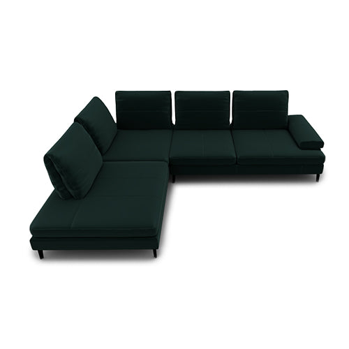 landa lateral 3 plazas, lateral angular izquierdo