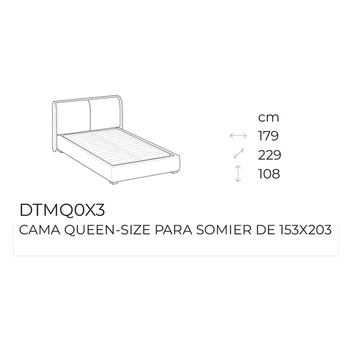 cama dolly queen size fija