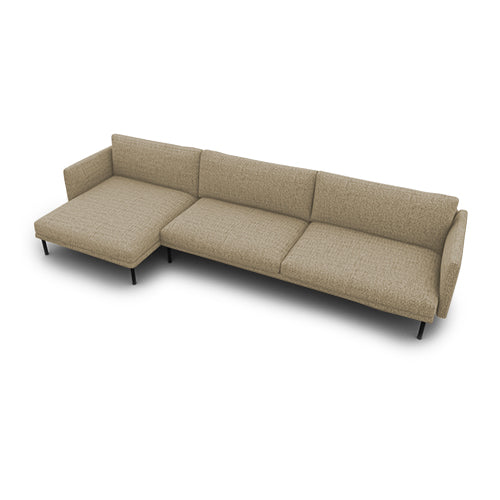 mies lateral 2 plazas MAXI con chaise longue EXTRA izquierdo