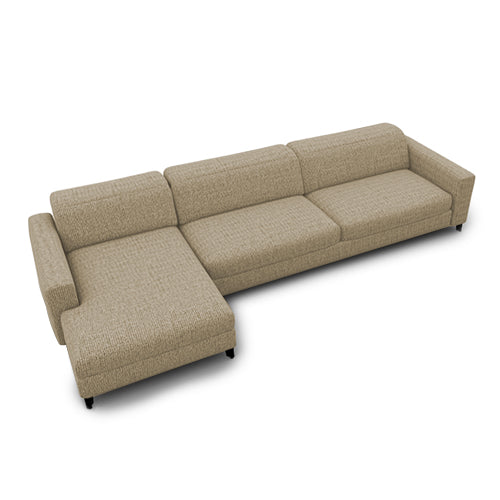 norma lateral 3 plazas MAXI con 1 relax y chaise longue izquierdo