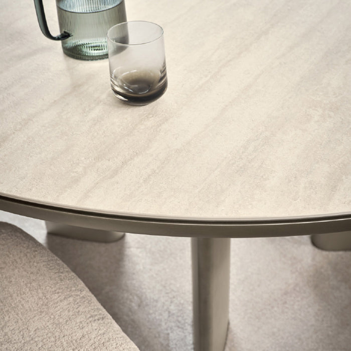 mesa Sandy circular fija FDA-160