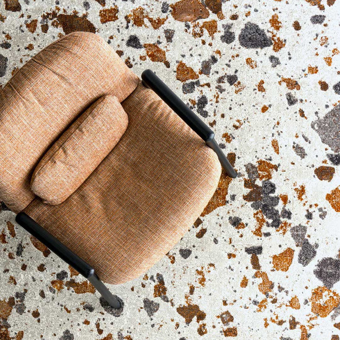 Sillon Baltimora tela kalix rojo base madera