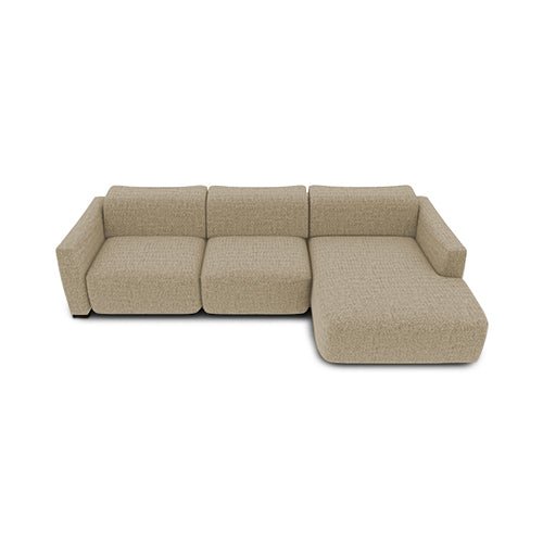 wave lateral 3 plazas con chaise longue derecho