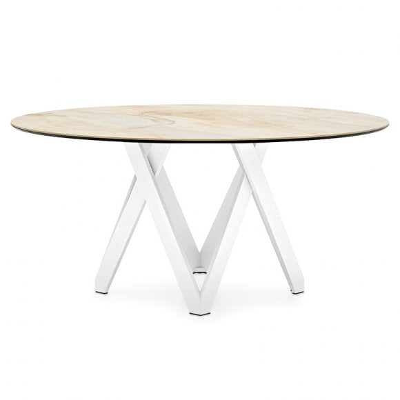 mesa cartesio circular 140 cm de Lujo. Muebles Finos y Muebles de Lujo.