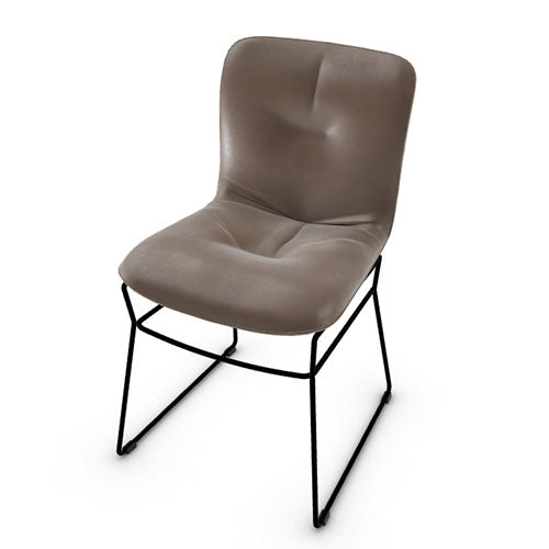 variant silla annie soft de metal negro