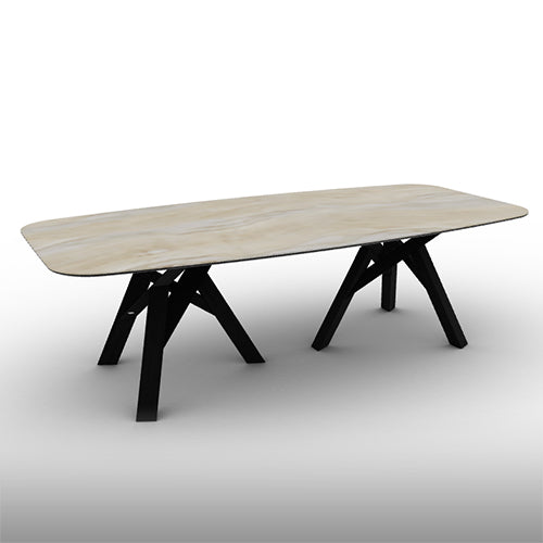 mesa jungle rounded premium 200 cm de Lujo. Muebles Finos y Muebles de Lujo.